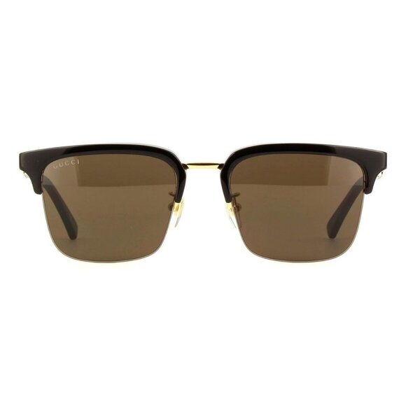 New GUCCI Black Semi Rimless Square GG1226S 001 Sunglasses Women - Picture 2 of 3